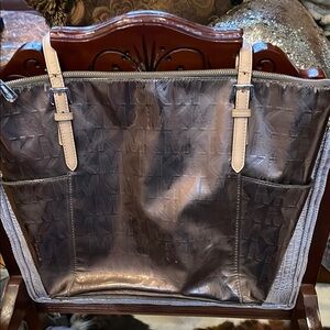 Elegant METALLIC Brown MICHEAL KORS Tote Bag BEAUTIFUL METALLIC COLOR!